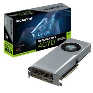 Placa video GIGABYTE GeForce RTX 4070 Ti Super AI TOP 16GB GDDR6X 256-bit DLSS 3.0 imagine