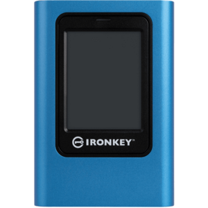 SSD Extern Kingston IronKey Vault Privacy 80, 7.68TB, USB 3.2 Gen 1 (Albastru) imagine