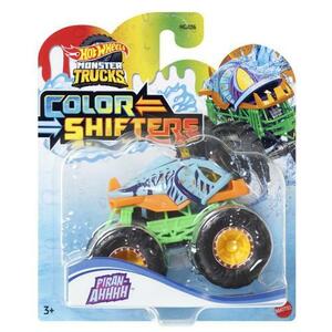 Masinuta Hot Wheels Monster Trucks - Color Shifters, Piran-Ahhhh, 1: 64 imagine