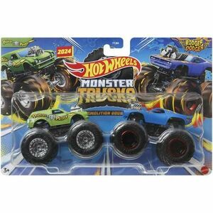 Set 2 masinute Hot Wheels Monster Truck - Rodger Dodger si Poison Pinta imagine