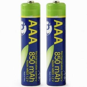 Acumulator Gembird AAA (R3), 1.2V NiMH 850mAh, 2 buc., EG-BA-AAA8R-01 imagine