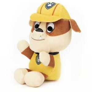 Jucarie de plus Paw Patrol Rubble, 8 cm imagine