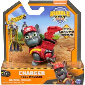 Figurina Paw Patrol Rubble and Crew, Charger, 5 cm imagine