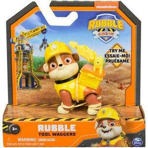 Figurina Paw Patrol Rubble and Crew, 5 cm imagine