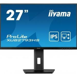 Monitor IPS LED Iiyama 27inch XUB2793HS-B7, Full HD (1920 x 1080), HDMI, DisplayPort, 100 Hz, 1 ms (Negru) imagine