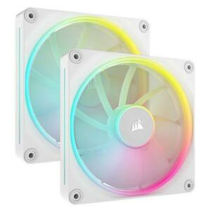 Ventilatoare CORSAIR iCUE LINK LX140 2x140mm RGB (Alb) imagine