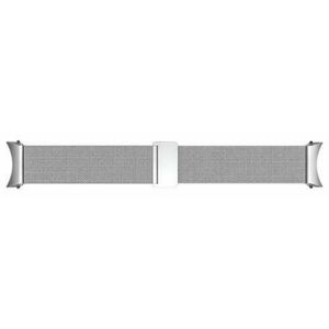 Curea de schimb Samsung Milanese Loop GP-TYR860SAASW pentru Samsung Galaxy Watch 4, S/M (Argintiu) imagine