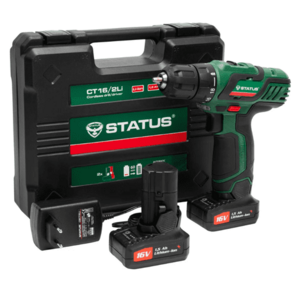 Autofiletanta Status CT16-2Li, fara fir, 2 Acumulatori, 16V, 1500 mAh (Negru/Verde) imagine