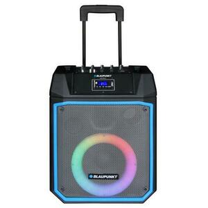 Boxa portabila Blaupunkt MB08.2, Bluetooth, Karaoke, 600W (Negru/Albastru) imagine