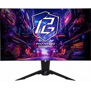 Monitor Gaming WOLED ASRock 31.5inch PGO32UFS, UHD (3840 x 2160), HDMI, DisplayPort, Boxe, 480 Hz, 0.03 ms (negru) imagine