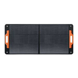 Panou fotovoltaic portabil Blackview Oscal PM100, 100W, Pliabil in 2 bucati, Picioare reglabile, 3800g (Negru) imagine