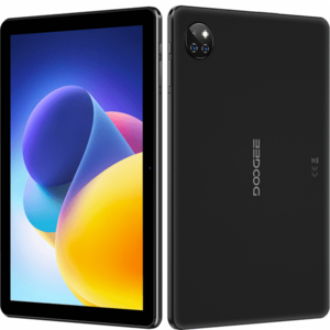 Tableta Doogee T10W, Procesor Spreadtrum T310 Quad-core, Ecran HD Display 10.1inch, 4GB RAM, 128GB Flash, 5MP + 2MP, 8000mAh, Dual SIM, Android 14 (Negru) imagine