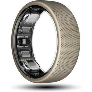 Smart Ring Huami Amazfit Helio Ring, marimea 10, Bluetooth, 10 ATM, Titan (Auriu) imagine