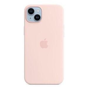 Husa Protectie Spate Apple MW523ZM/A pentru iPhone 14 Plus, Silicone Case cu MagSafe (Roz) imagine