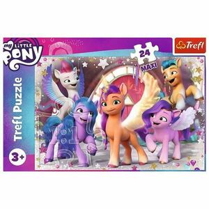 Puzzle Trefl Maxi My Little Pony, Bucuria Poneilor, 24 piese imagine