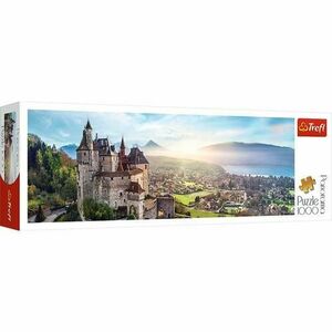 Puzzle Trefl Panorama, Castelul Menthon, 1000 piese imagine