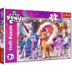 Puzzle Maxi Trefl My Little Pony, O zi frumoasa, 24 piese imagine