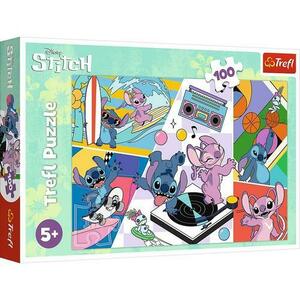 Puzzle Trefl Disney Stitch, Amintirile lui Stitch, 100 piese imagine