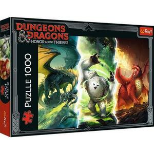 Puzzle Trefl Dungeons Dragons Legendere Misterioase, 1000 piese imagine