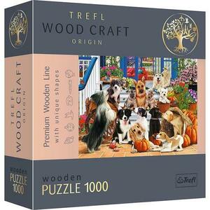 Puzzle din lemn Trefl Echipa de catei, 1000 piese imagine