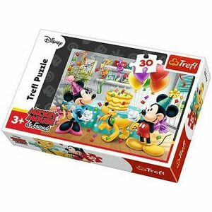 Puzzle Trefl Disney Mickey Mouse, Tortul aniversar, 30 piese imagine