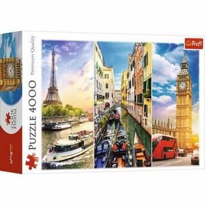 Puzzle Trefl Calatorie in Europa, 4000 piese imagine