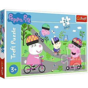 Puzzle Trefl Maxi Peppa Pig, 24 piese imagine