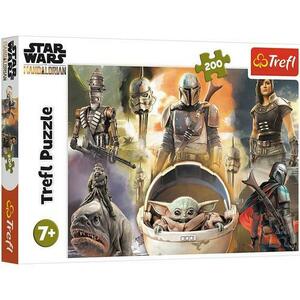 Puzzle Trefl Star Wars: The Mandalorian, 200 piese imagine