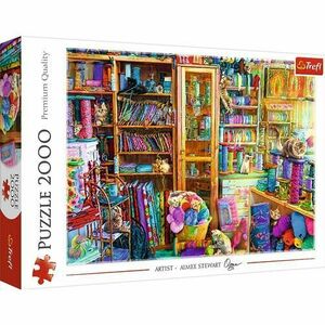 Puzzle Trefl Paradisul Pisicutelor, 2000 piese imagine