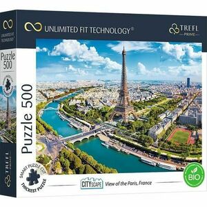 Puzzle Trefl Prime UFT City Scape, Paris, Franta, 500 piese imagine