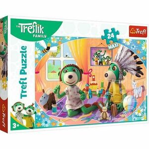 Puzzle Trefl Maxi Treflik Familia Fericita, 24 piese imagine