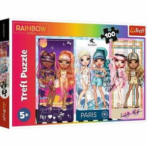 Puzzle Trefl Rainbow High, Papusi deosebite, 100 piese imagine