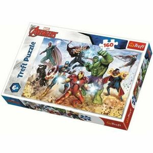 Puzzle Trefl Avengers Pregatit pentru salvarea lumii, 160 piese imagine