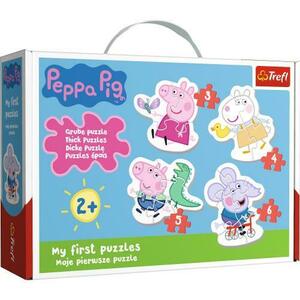 Puzzle Trefl Baby Clasic Peppa Pig, 18 piese imagine