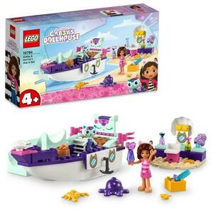 LEGO® Gabby's Dollhouse - Barca cu spa a lui Gabby si a Pisirenei 10786, 88 piese imagine