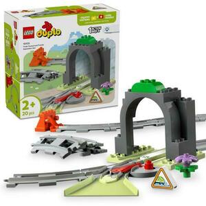 LEGO® DUPLO - Set de extindere Tunel si sine de cale ferata 10425, 20 piese imagine