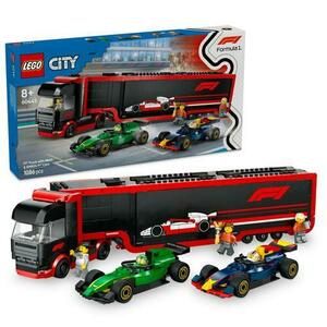 LEGO® City - Camion F1® cu masinile F1® RB20 si AMR24 60445, 1086 piese imagine