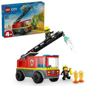 LEGO® City - Autospeciala de pompieri cu scara 60463, 82 piese imagine