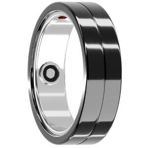 Smart ring Maxcom mRing MR100, Marimea 6, Bluetooth, GPS, Android/iOS, Monitorizare activitate, IP68 (Negru) imagine