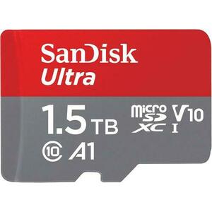 Card de memorie SanDisk Ultra SDSQUAC-1T50-GN6MA, MicroSDXC, 1.5TB, Clasa 10, V10, Adaptor SD inclus imagine