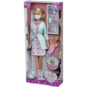 Papusa Steffi Love Medic pediatru, 29 cm, cu accesorii imagine