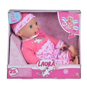 Papusa Simba Laura Tickle baby, 38 cm imagine