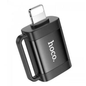 Adaptor OTG USB-A - Lightning HOCO UA31A, Negru imagine