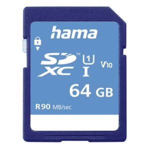 Card de memorie Hama 124136, SDXC, 64GB, Clasa 10, UHS-I U1, V10 imagine