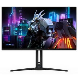 Monitor OLED Gigabyte AORUS 31.5inch FO32U, UHD (3840 x 2160), HDMI, DisplayPort, Boxe, Pivot, 165 Hz, 0.03 ms (Negru) imagine