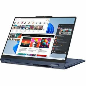 Laptop 2in1 Lenovo IdeaPad 5 16AHP9 (Procesor AMD Ryzen™ 5 8645HS (16M Cache, up to 5.0 GHz), 16inch WUXGA Touch, 16GB, 512GB SSD, AMD Radeon 760M, Win 11 Home, Albastru) imagine