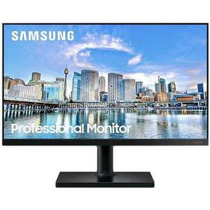 Monitor IPS LED Samsung 23.8inch LF24T450FQUXEN, Full HD (1920x1080), HDMI, DisplayPort, Pivot, 75 Hz (Negru) imagine