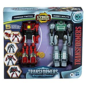 Set 2 figurine Transformers Earthspark - Terran Twitch si Robby Malto imagine