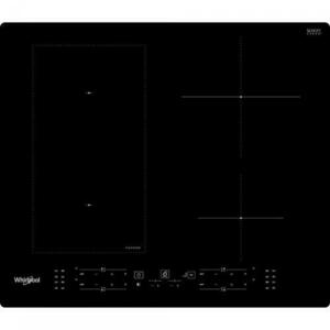 Plita incorporabila cu inductie Whirlpool WLB8160NE, 4 zone de gatit, 6th Sense, Timer, Flexible Zone, 60 cm (Negru) imagine