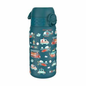 Sticla apa pentru copii, inox, 400ml, Rescue Vehicles - Ion8 imagine